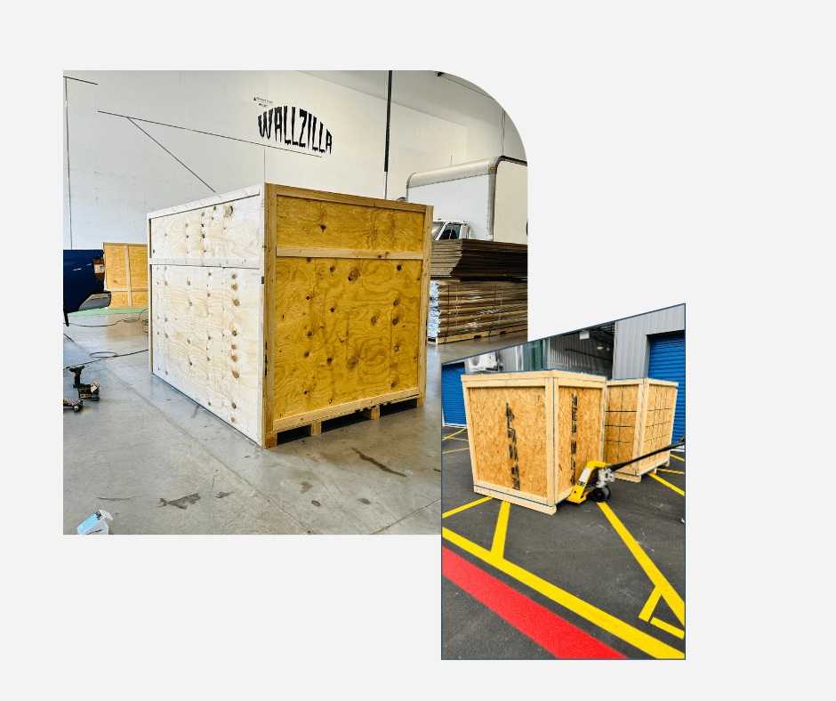 Custom wood crates